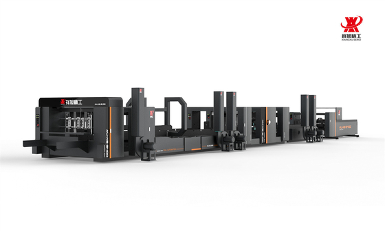 Macchina ad alta velocità per la collazione automatica di cartelle 75kw con rettifica automatica