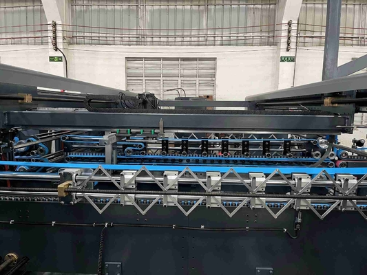 Macchina di cucitura per cartoni completamente automatica con cintura di aspirazione