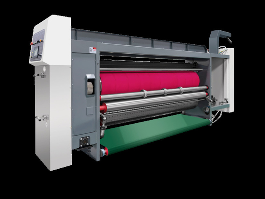 Cartone ondulato senza pressione G6-0920 Struttura di alimentazione bordo di piombo trasferimento di vuoto 4 Stampa a colori + slotter + cutter + vibratore + stacker