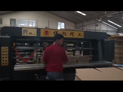 Cartone che fa cartellone automatico Gluer Stitcher doppio cucito nero con PLC